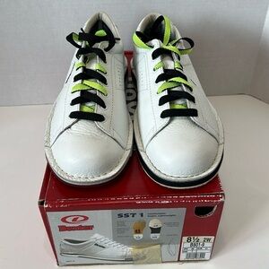 Men's Dexter 10 Pin Bowling Shoes B801-9 LH SST1 White. Size 8 1/2. 2Wide.